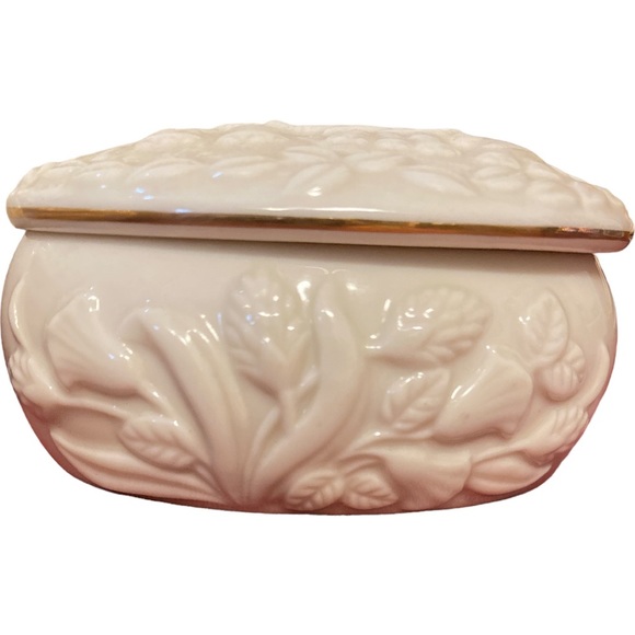 LENOX 2-piece vase + jewelry box set - Picture 4 of 8